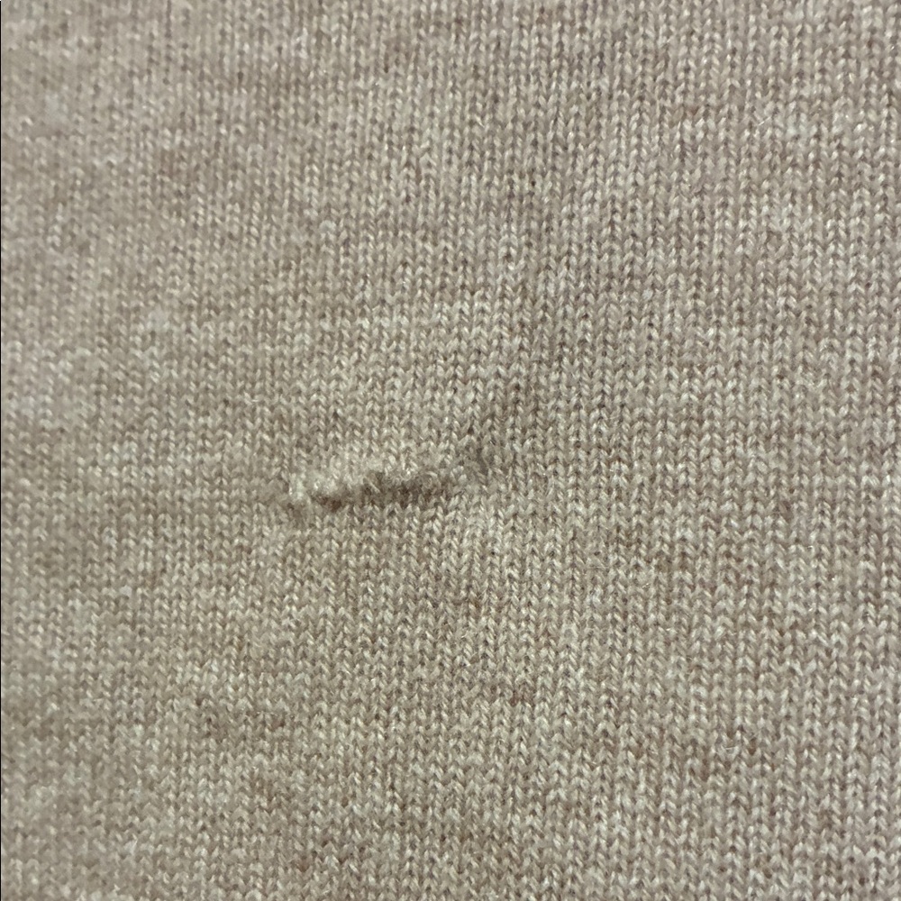 J. Crew Women's Beige cashmere Cardigan Sweater - Picture 5 of 6
